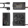Fuente de Alimentación Aisens ASPC-500ATX-PSEBK/ 500W/ Ventilador 12cm