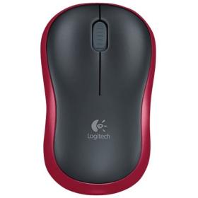 Logitech M185 Wireless Mouse Red EER2