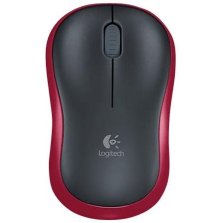 Logitech M185 Wireless Mouse Red EER2