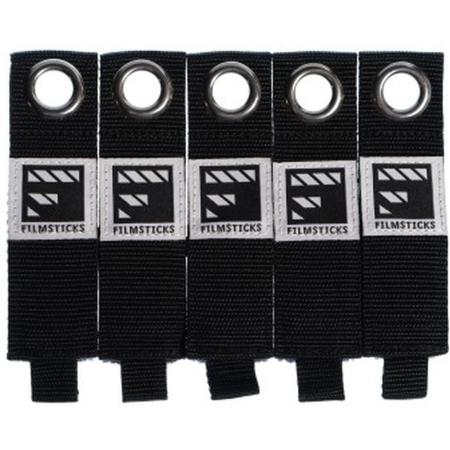 Filmsticks Heavy Duty Hook&amp;amp;Loop Cable Strap (Medium) 5-Pack