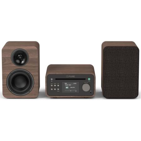 Pure Classic Stereo Mini Coffee Brown/Walnut