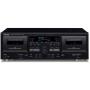 TEAC W-1200 Double Cassettedeck Black