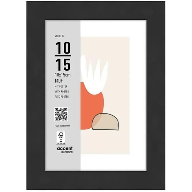 Nielsen Photo Frame 3211201 Wood 19 Black 10x15 cm