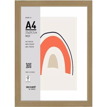 Nielsen Photo Frame 3221204 Wood 19 Natural 21x29.7 cm