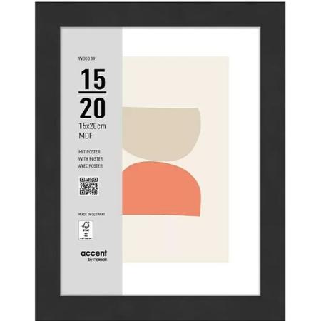 Nielsen Photo Frame 3217201 Wood 19 Black 15x20 cm