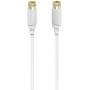 Hama Sat-Aansluitkabel F-Plug-F-Plug Gold Plated 5.0 M 120 DB