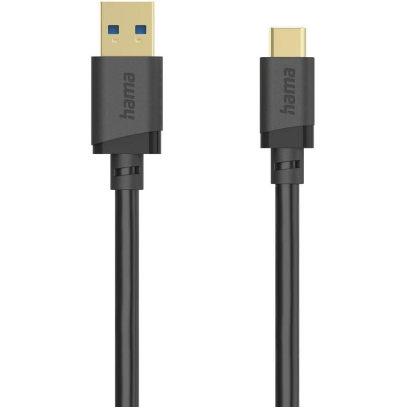 Hama USB-Cable USB-A-Plug - USB-C-Plug USB 3.2 GEN1 5 GBIT/s 0.25 M