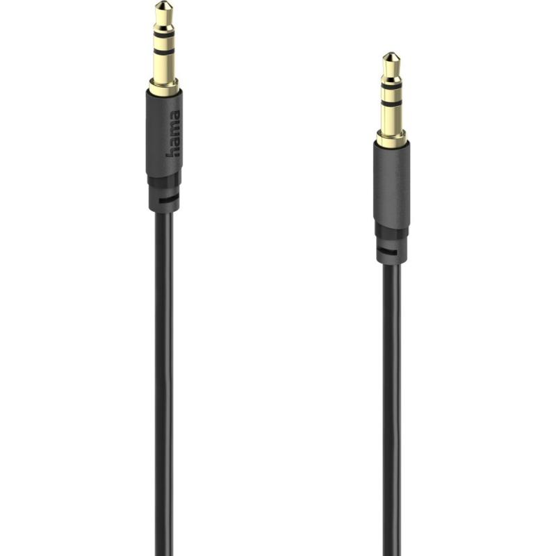 Hama Audio Cable 3.5-mm-Jack-ST - ST. Stereo Gold Plated Ultradun 5.0 M