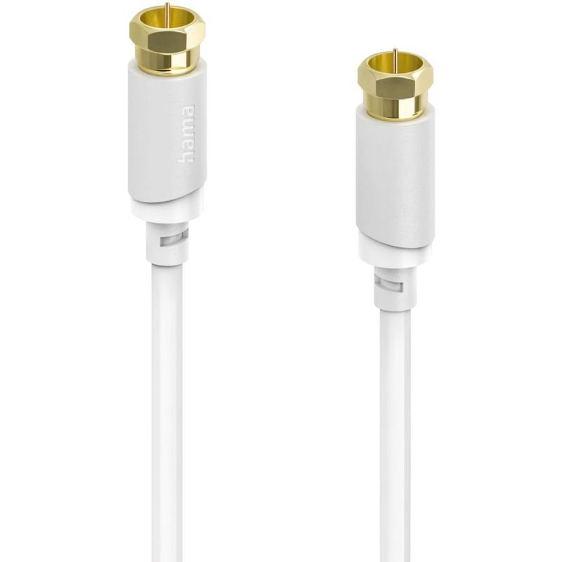 Hama Sat-Aansluitkabel F-Plug - F-Plug Gold Plated 10.0 M 120 DB