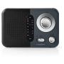 Nedis FM-Radio | Portable Model | FM | Battery Powered | 2.4W | Grey / Black