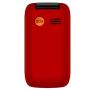 Teléfono Móvil Qubo P-221RD 4G para Personas Mayores/ Rojo