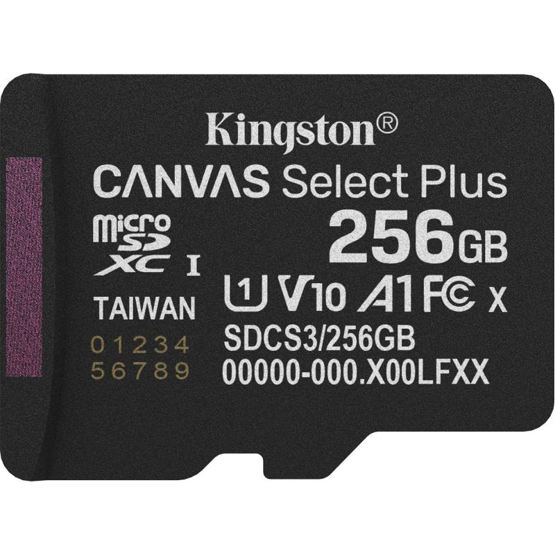 Kingston 256GB MicroSDXC Canvas Select