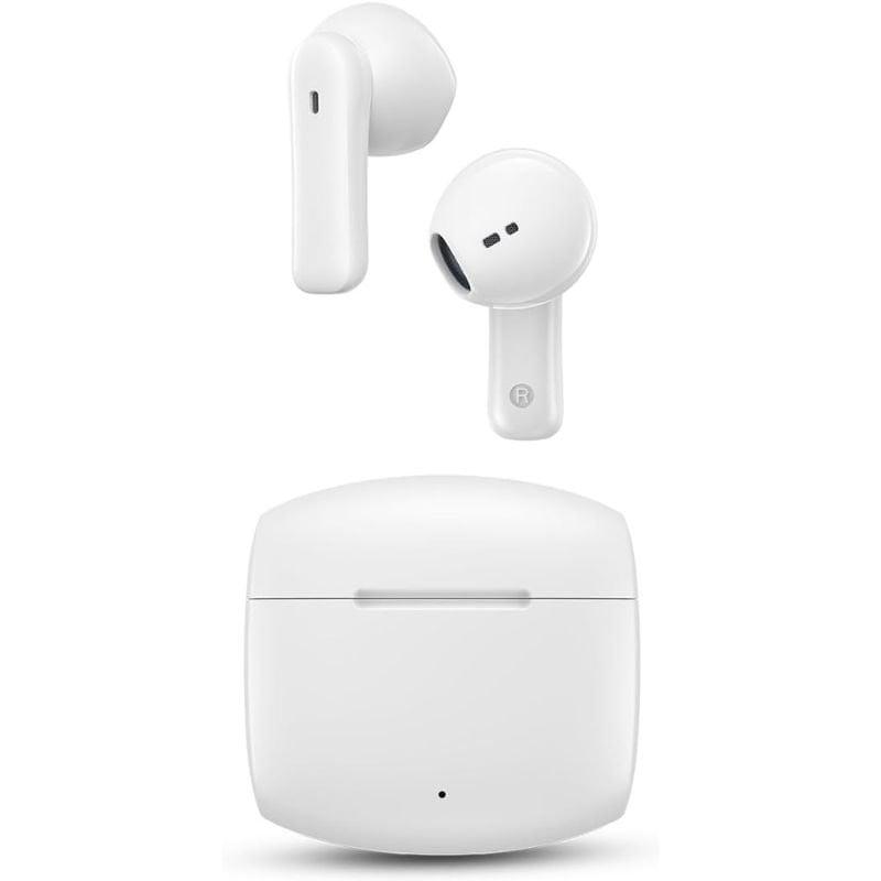 Auriculares Bluetooth SPC Ether 3 Buds con estuche de carga/ Autonomía 8h/ Blancos