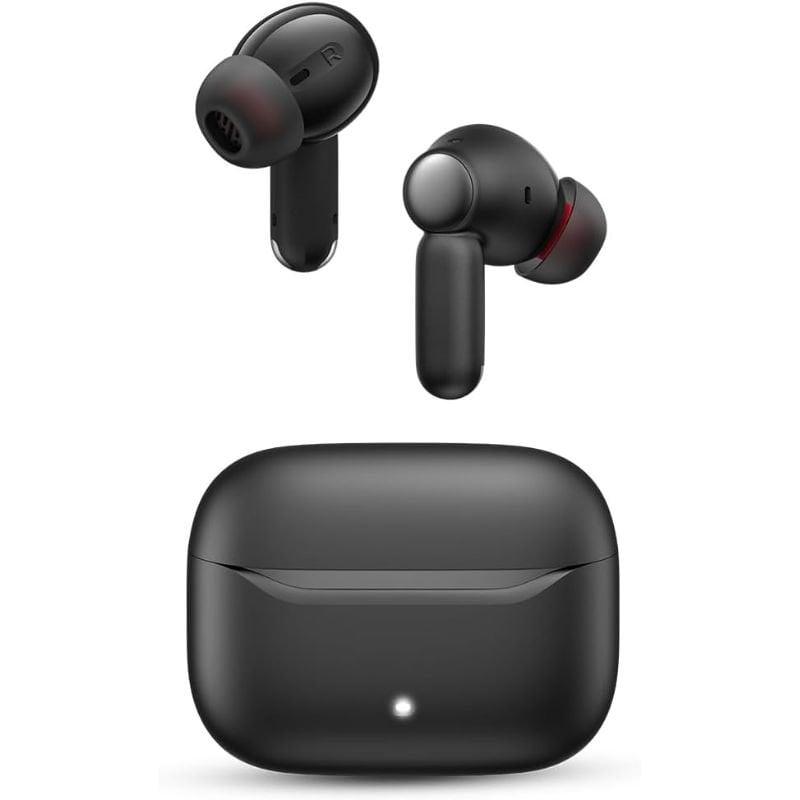 Auriculares Bluetooth SPC Ether 3 Pro con estuche de carga/ Autonomía 8h/ Negro