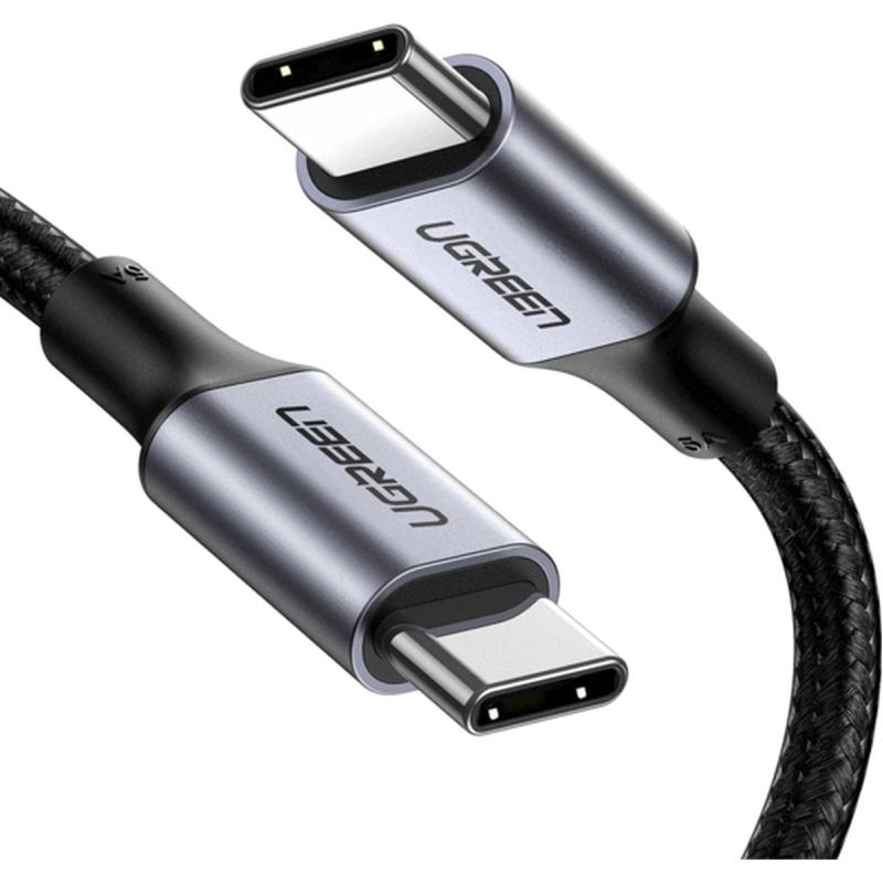 Ugreen USB-C Cable Aluminum Case w/ Braided 2m Black 70429
