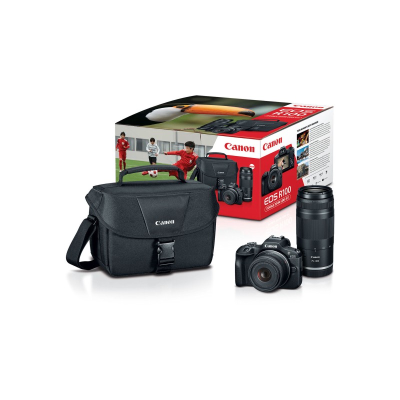 Canon EOS R100 Kit (RF-S 18-45mm + RF 75-300mm f/4-5.6)