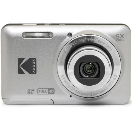 Cámara Digital Kodak Pixpro FZ55/ 16MP/ Zoom Óptico 5x/ Plata