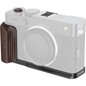 SmallRig 6237 L-Shaped Mount Plate w/ Wooden Handle For Fujifilm X-E5 (Black)