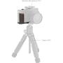 SmallRig 6237 L-Shaped Mount Plate w/ Wooden Handle For Fujifilm X-E5 (Black)