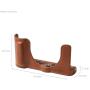 SmallRig 5699 Leather Half Case For Panasonic LUMIX L10 (Brown)