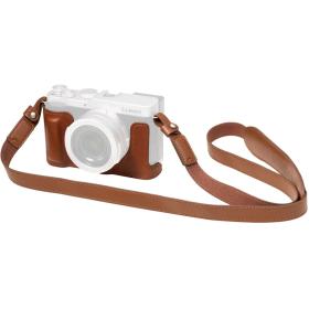 SmallRig 6275 Leather Half Case Kit For Panasonic LUMIX L10 (Brown)
