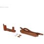 SmallRig 6275 Leather Half Case Kit For Panasonic LUMIX L10 (Brown)