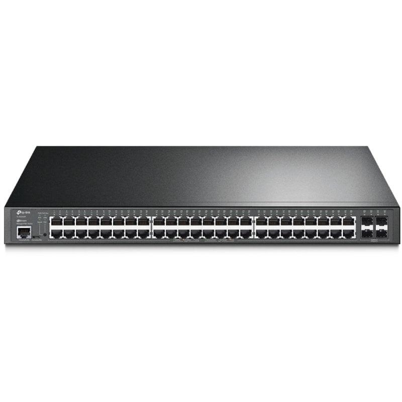 Switch Gestionable TP-Link Omada JetStream TL-SG3452P V2 52 Puertos/ RJ-45 10/100/1000/ PoE+/ SFP