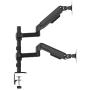 Soporte de Mesa con Contrapeso para 2 Monitores Aisens DT32TSR-453/ Giratorio/ Inclinable/ hasta 9kg