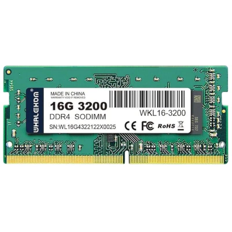 Memoria RAM Whalekom WK4SO32 16GB/ DDR4/ 3200MHz/ 1.2V/ CL19/ SODIMM