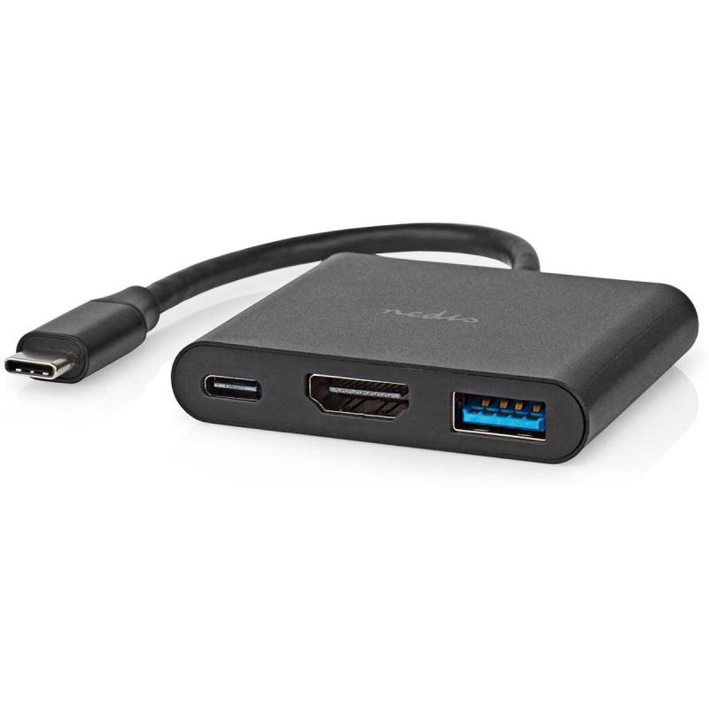 Nedis USB-C 3.2 Gen1 MULTI-Port Adap USB 3.2 HDMI Outp USB-A F USB-C F 0.10 M