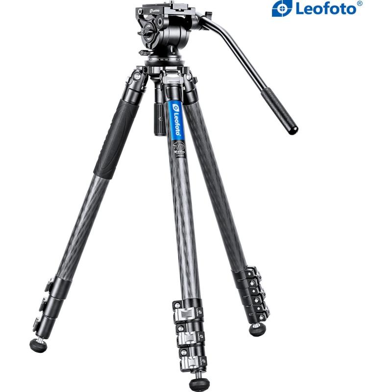 Leofoto LVM-324C+BV-10 Flip Lock Carbon Tripod