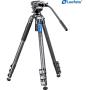 Leofoto LVM-324C+BV-10 Flip Lock Carbon Tripod