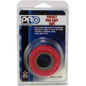 Pro Tapes Pro Gaff 24mm X 5.4m Pro Pocket Red