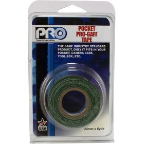 Pro Tapes Pro Gaff 24mm X 5.4m Pro Pocket Green