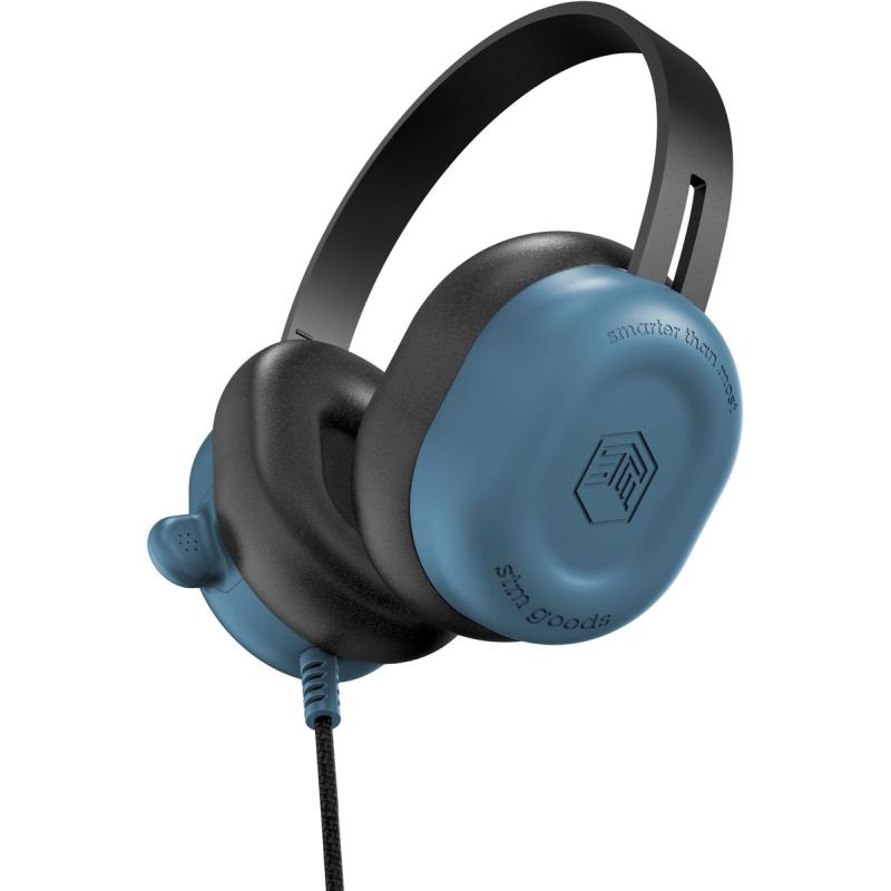 STM Goods STM Hear-O Headphones (3.5mm) 10PK w/ Carry Case - Black / Blue