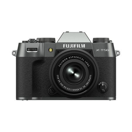 Comprar Fujifilm X-T50 Kit 15-45mm Charcoal Silver - Ganga Electronica