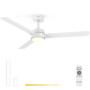 Ventilador de Techo Grunkel SKYEASY52/ 30W/ 3 Aspas 132cm/ 6 Velocidades