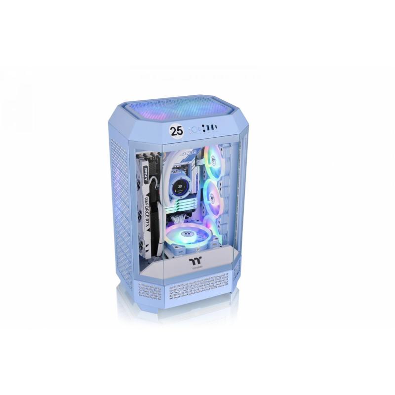 Thermaltake The Tower 300 Micro Tower Case - Hydrangea Blue