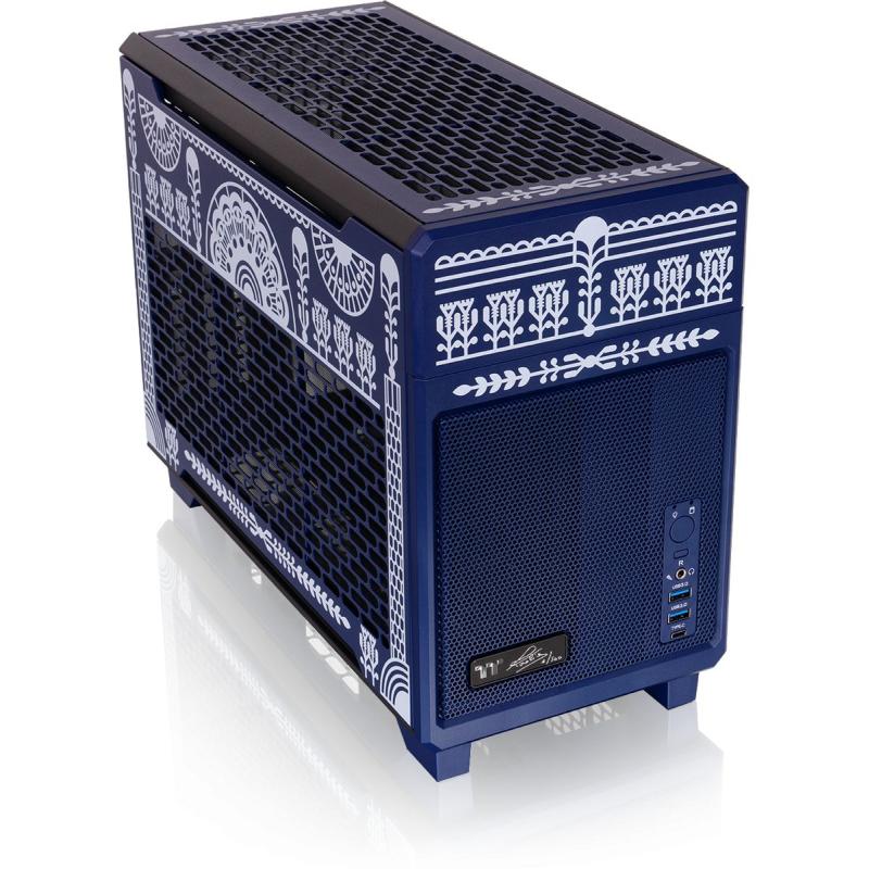 Thermaltake TR100 Mini Tower Case - Koralie Edition - Cobalt Blue