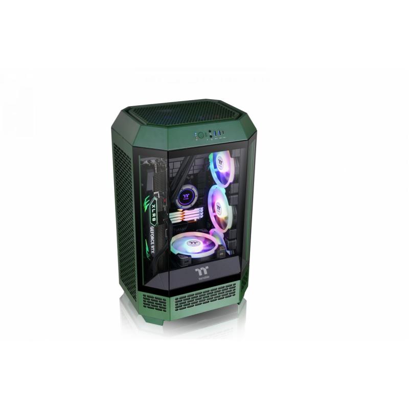 Thermaltake The Tower 300 Micro Tower Case - Racing Green