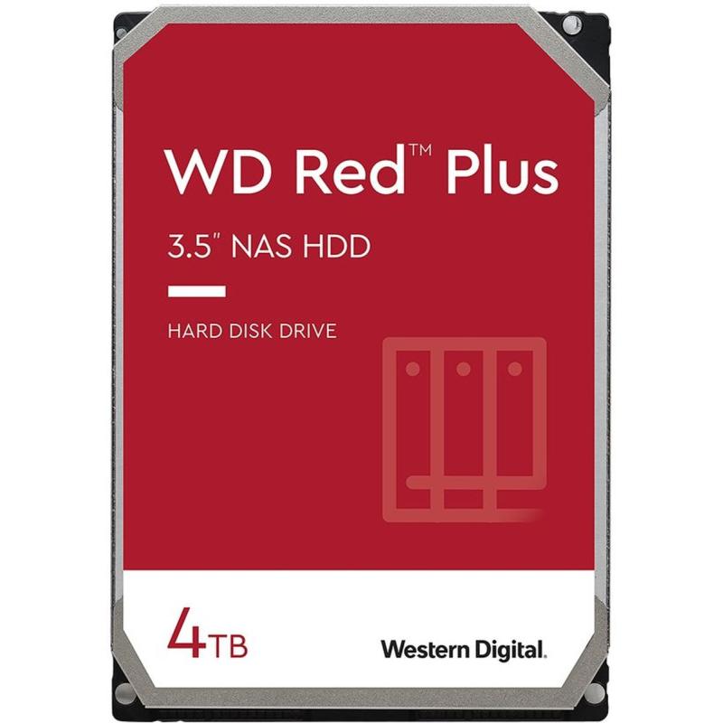 Western Digital 4TB Red Plus 256MB CMR 3.5IN 3.5IN SATA