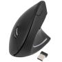 Ratón Vertical Inalámbrico TooQ TQMWG-1104-B/ Hasta 3200 DPI