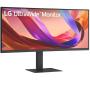 Monitor Profesional Ultrapanorámico Curvo LG UltraWide 34U650A-B 34'/ WQHD/ Multimedia/ Regulable en altura/ Negro