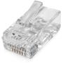 Nedis RJ45-Connector UTP CAT6 Gold Plated 10PCs Transparant Box