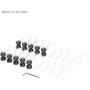 SmallRig 6527 Cable Clamp (10pcs Black)