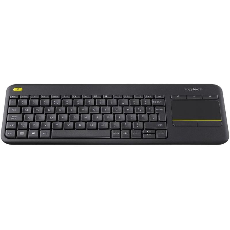 Logitech K400 Plus Touch Keyboard Black(Pan)