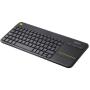 Logitech K400 Plus Touch Keyboard Black(Pan)