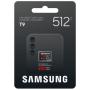 Tarjeta de Memoria Samsung P9 512GB microSD XC/ Clase 10/ 200MBs