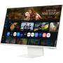 Smart Monitor Samsung M8 M80F S32FM801UU 32'/ 4K/ Multimedia/ Regulable en altura/ Smart TV/ Webcam/ Blanco