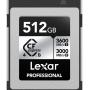 Lexar CFexpress Pro Type B Silver 4.0 Series 512GB - R3600/W3000MB/s